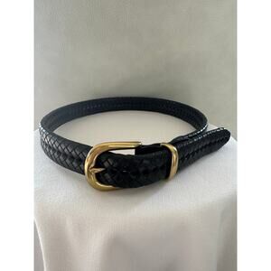 Coach braided black belt